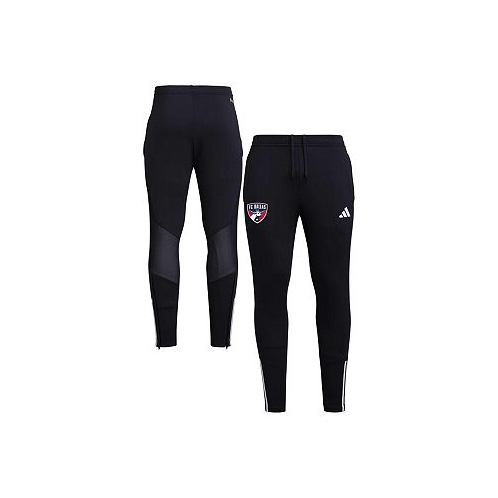 Adidas Mens Black FC Dallas 2023 On-Field Team Crest AEROREADY Training Pants