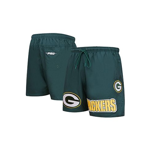 Pro Standard Mens Green Green Bay Packers Woven Shorts