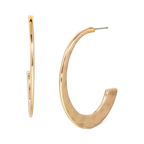 Style & Co Gold-Tone Oval Open Hoop Earrings
