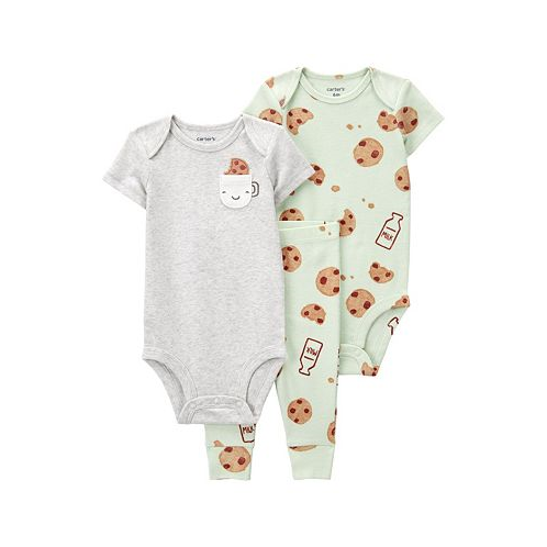 Carters Baby Boys or Baby Girls Bodysuit and Leggings 3 Piece Set