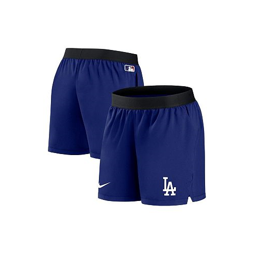 Nike Womens Royal Los Angeles Dodgers Authentic Collection Team Performance Shorts