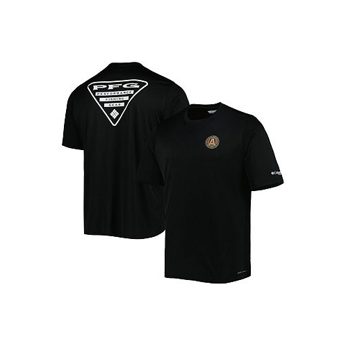 Columbia Mens Black Atlanta United FC Terminal Tackle Omni-Shade T-shirt