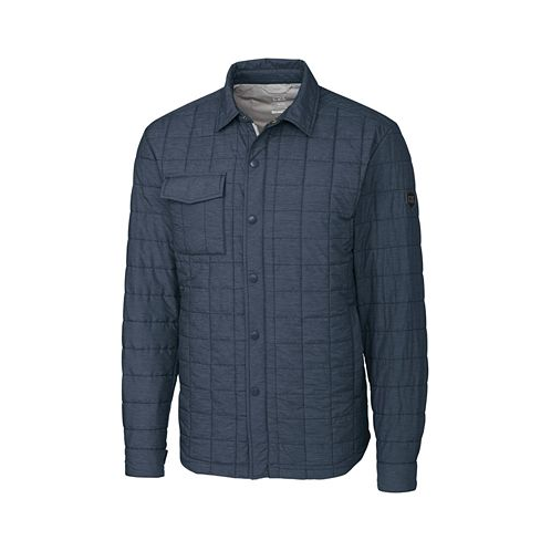 Cutter & Buck Rainier PrimaLoft Mens Big & Tall Eco Insulated Quilted Shirt Jacket
