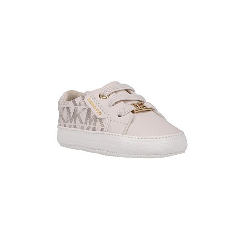 Michael Kors Baby Girls Izetta Logo Repeat Sneaker Crib Shoes