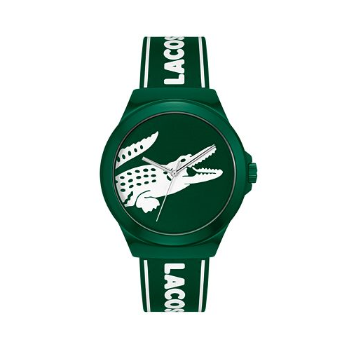 Lacoste Unisex Neocroc Green Silicone Strap Watch 42mm