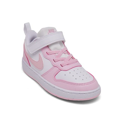 Nike Toddler Girls Court Borough Low Recraft Adjustable Strap Casual Sneakers from Finish Line
