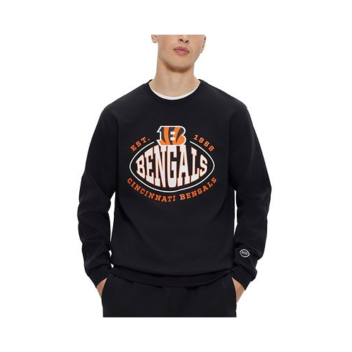 Hugo Boss Mens BOSS x Cincinnati Bengals NFL Sweatshirt