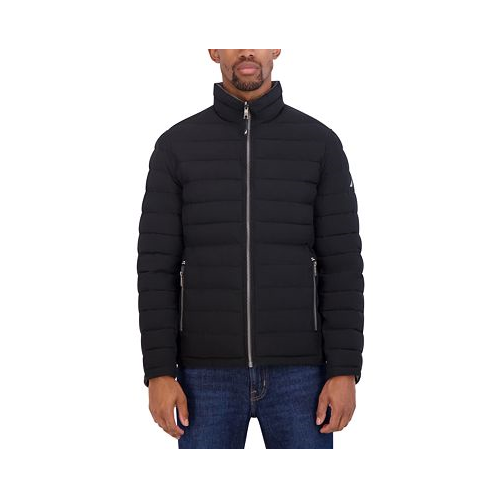 Nautica Mens Reversible Quilted Puffer Jacket