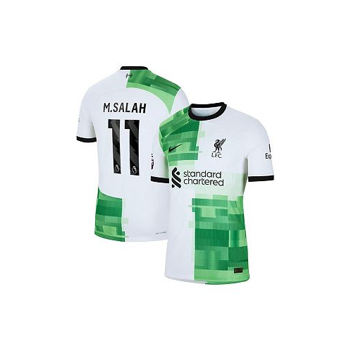 Nike Mens Mohamed Salah White Liverpool 2023/24 Away Authentic Player Jersey