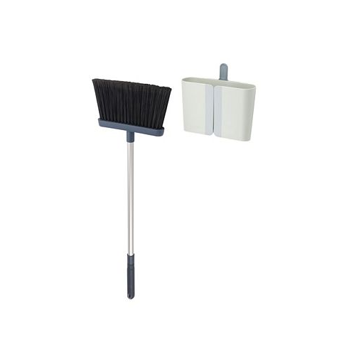 Joseph Joseph Cleanstore Wall-Mounted Broom with Dust-Shield Storage