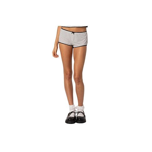 Edikted Womens Kendall micro shorts