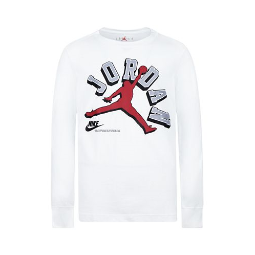 Jordan Big Boys Varsity Logo Long Sleeve T-shirt