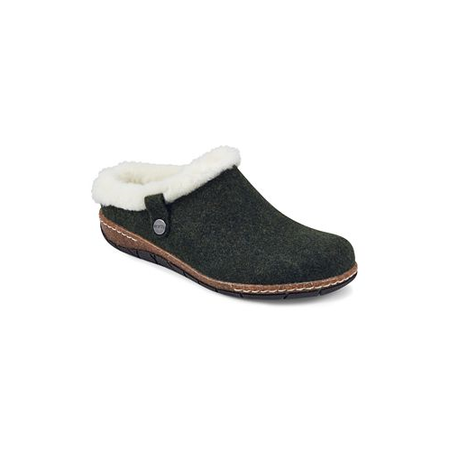 Earth Womens Elena Cold Weather Round Toe Casual Slip On Clogs
