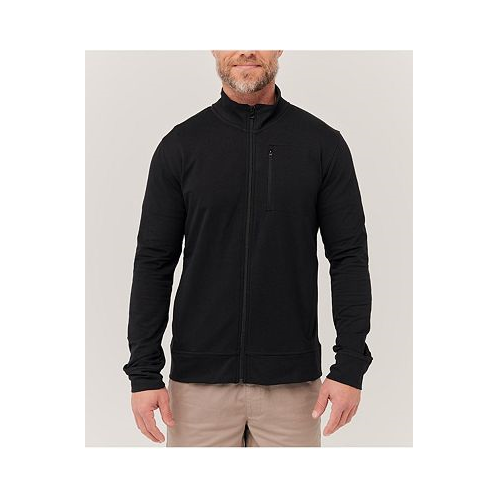 Pact Organic Cotton Stretch French Terry Track Jacket