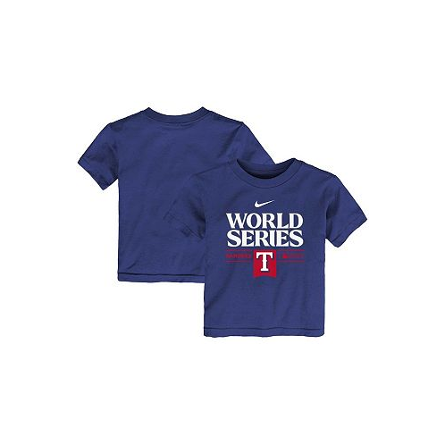 Nike Toddler Boys and Girls Royal Texas Rangers 2023 World Series Authentic Collection T-shirt