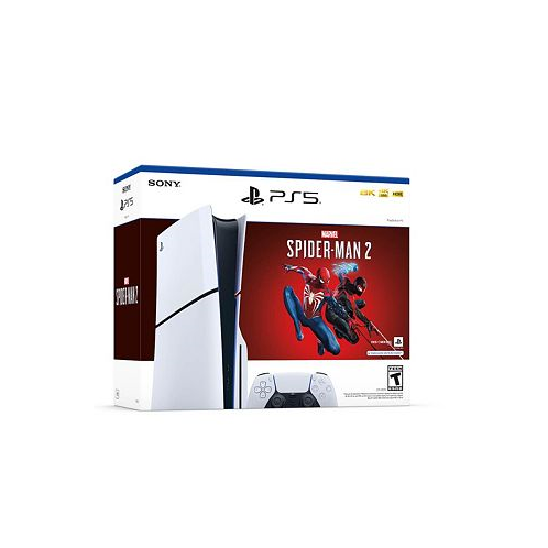 Sony PlayStation 5 Slim Disc Console with Spiderman 2