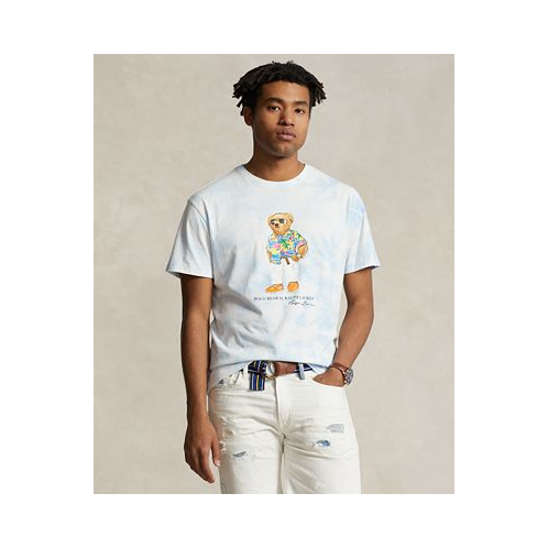 Polo Ralph Lauren Mens Classic-Fit Polo Bear Tie-Dye T-Shirt