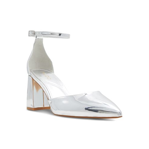 ALDO Womens Jan Pointed Toe Ankle-Strap Block-Heel Sandals