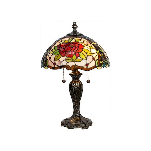 Dale Tiffany 23.5 Tall Sonoma Rose Table Lamp