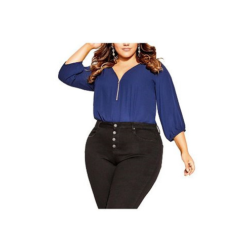CITY CHIC Plus Size Fling Elbow Sleeve Top