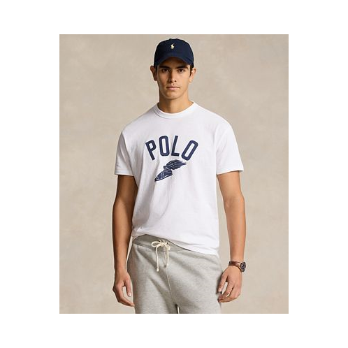 Polo Ralph Lauren Mens Classic-Fit Graphic Slub Jersey T-Shirt