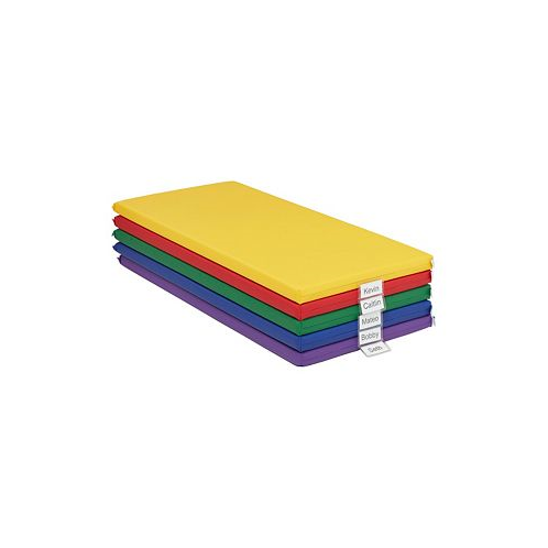 ECR4Kids Rainbow Rest Mat 2in Sleeping Pad 5-Piece
