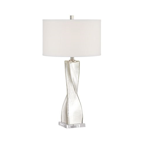 Pacific Coast Twist Crackle Glass Table Lamp