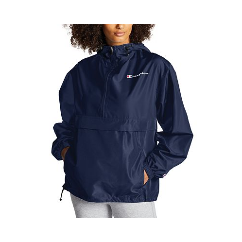 Champion Womens Packable Hooded Windbreaker Jacket
