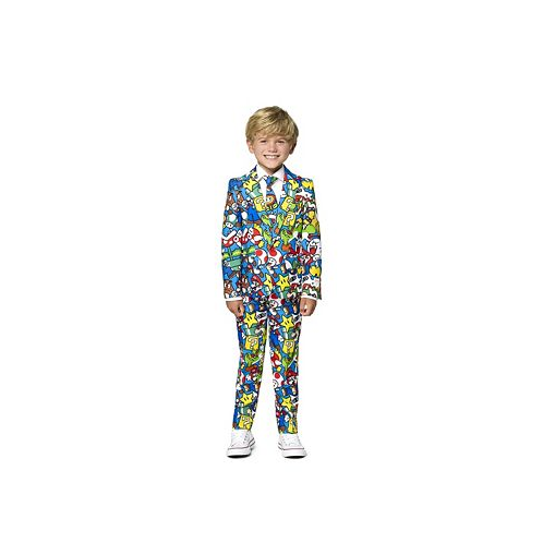 OppoSuits Toddler and Little Boys Super Mario Licensed Suit