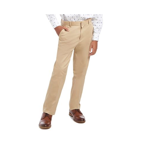 Tommy Hilfiger Big Boys Front Pressed Crease Fine Twill Pants
