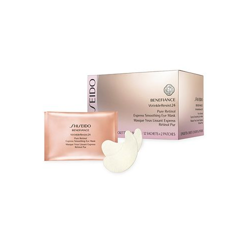 Shiseido Benefiance WrinkleResist24 Pure Retinol Express Smoothing Eye Mask - 12 Pack