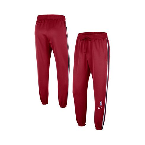 Nike Mens Red Miami Heat 75th Anniversary Showtime On Court Performance Pants
