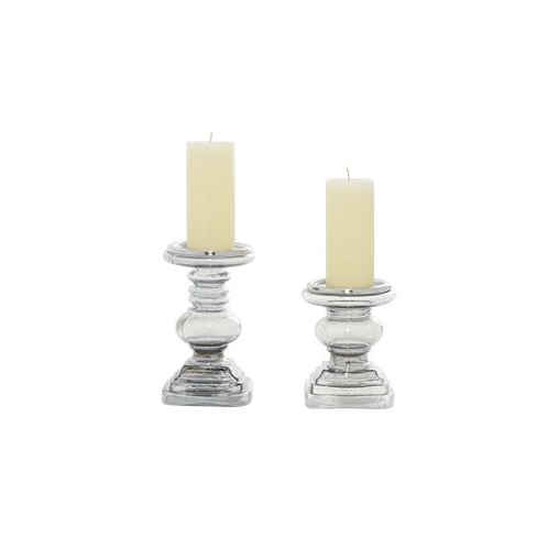 Rosemary Lane Traditional Candle Holders Set of 2