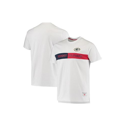 Tommy Hilfiger Mens White Green Bay Packers Core T-shirt