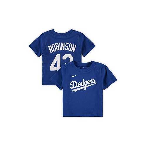 Nike Infant Boys and Girls Jackie Robinson Royal Los Angeles Dodgers Player Name and Number T-shirt