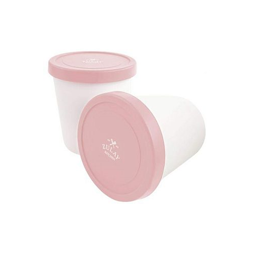 Zulay Kitchen Ice Cream Containers 2 Pc.