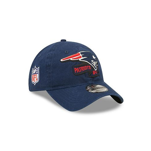 New Era Big Boys Navy New England Patriots 2022 Sideline Adjustable 9TWENTY Hat