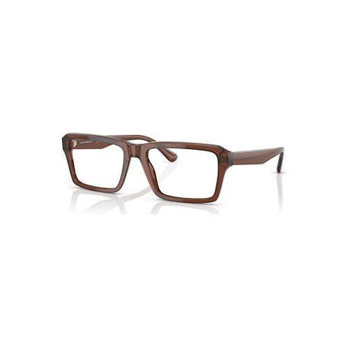 Emporio Armani Mens Rectangle Eyeglasses EA320656-O