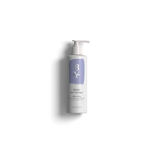 Better Not Younger Silver Lining Purple Brightening Volumizing Strengthening Shampoo for Grey & White Hair 8.4 Fl Oz