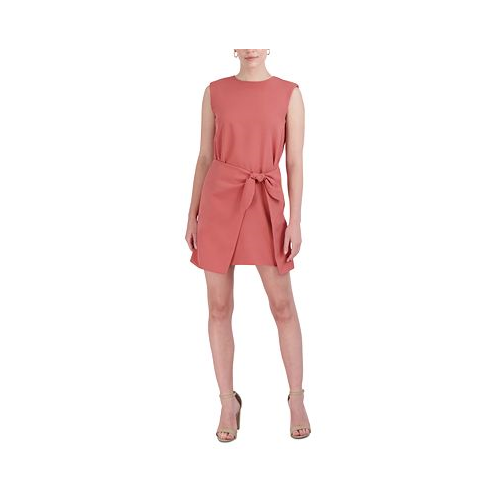Laundry by Shelli Segal Tie-Front A-Line Mini Dress