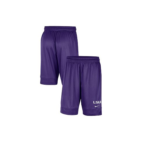 Nike Mens Purple LSU Tigers Fast Break Team Performance Shorts