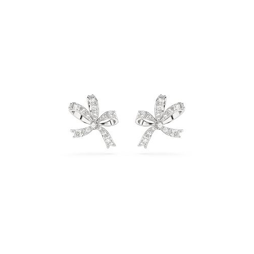 Swarovski Crystal Bow Small Volta Stud Earrings
