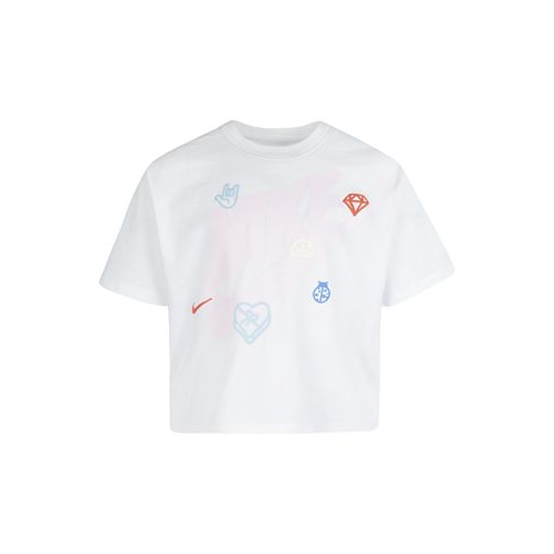 Nike Little Girls Love Icon Boxy Short Sleeves T-shirt