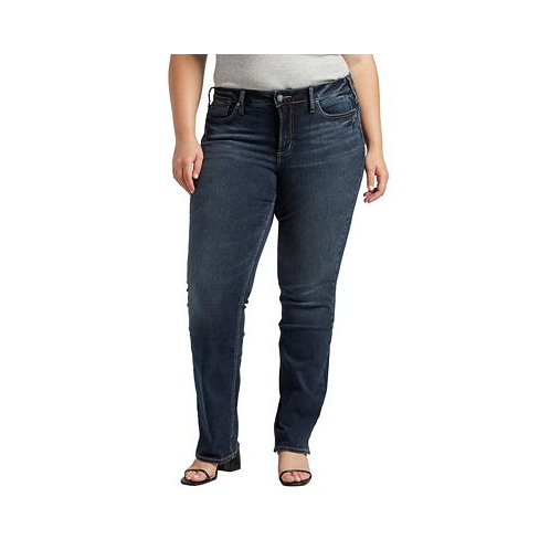 Silver Jeans Co. Plus Size Suki Slim Bootcut Jeans Short & Regular Lengths