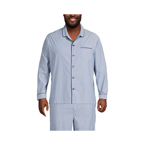 Lands End Big & Tall Essential Pajama Shirt
