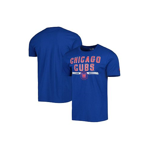 New Era Mens Royal Chicago Cubs Batting Practice T-shirt