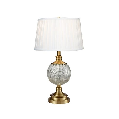 Dale Tiffany Mitre Lead Crystal Table Lamp