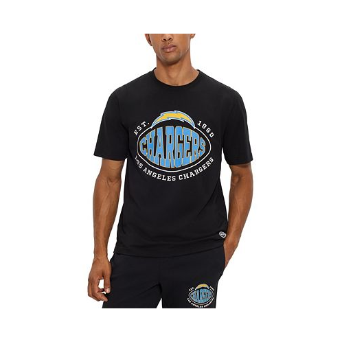 Hugo Boss Mens BOSS x NFL Los Angeles Chargers T-shirt