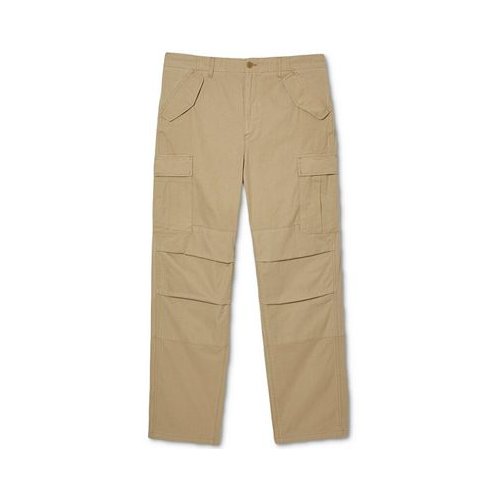 Lacoste Mens Straight-Fit Twill Cargo Chino Pants