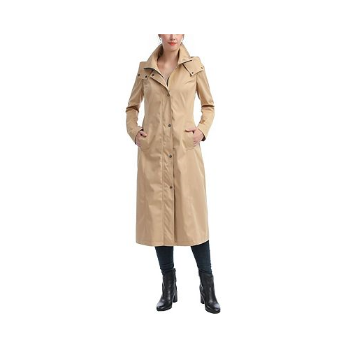 Kimi + kai Womens Brooke Water Resistant Hooded Long Coat